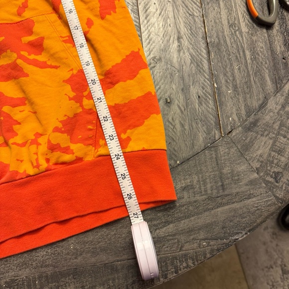 Gymshark color burst‎ hoodie size XS orange woman’s - Picture 6 of 7